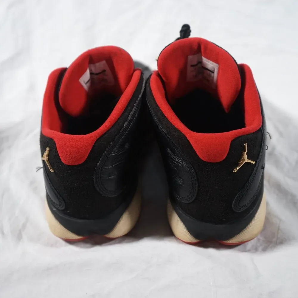 Nike Air Jordan 13 Retro Low Bred 2015 Men's Sneakers Black Red Size 8